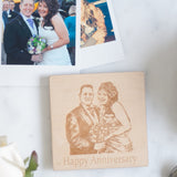 Bespoke Wooden Coasters with your own photo engraved