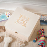 Personalised Baby Keepsake Box