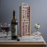 Bespoke Celebratory Bottle Box (add your own 10 words)
