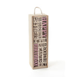 Bespoke Celebratory Bottle Box (add your own 10 words)