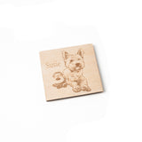 Bespoke Wooden Coasters with your own photo engraved