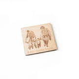 Bespoke Wooden Coasters with your own photo engraved