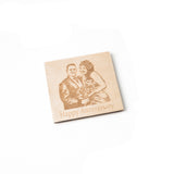 Bespoke Wooden Coasters with your own photo engraved