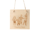 Bespoke Wooden Plaques with your photo engraved