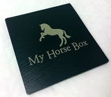 Bespoke SLATE Coasters with your own photo engraved