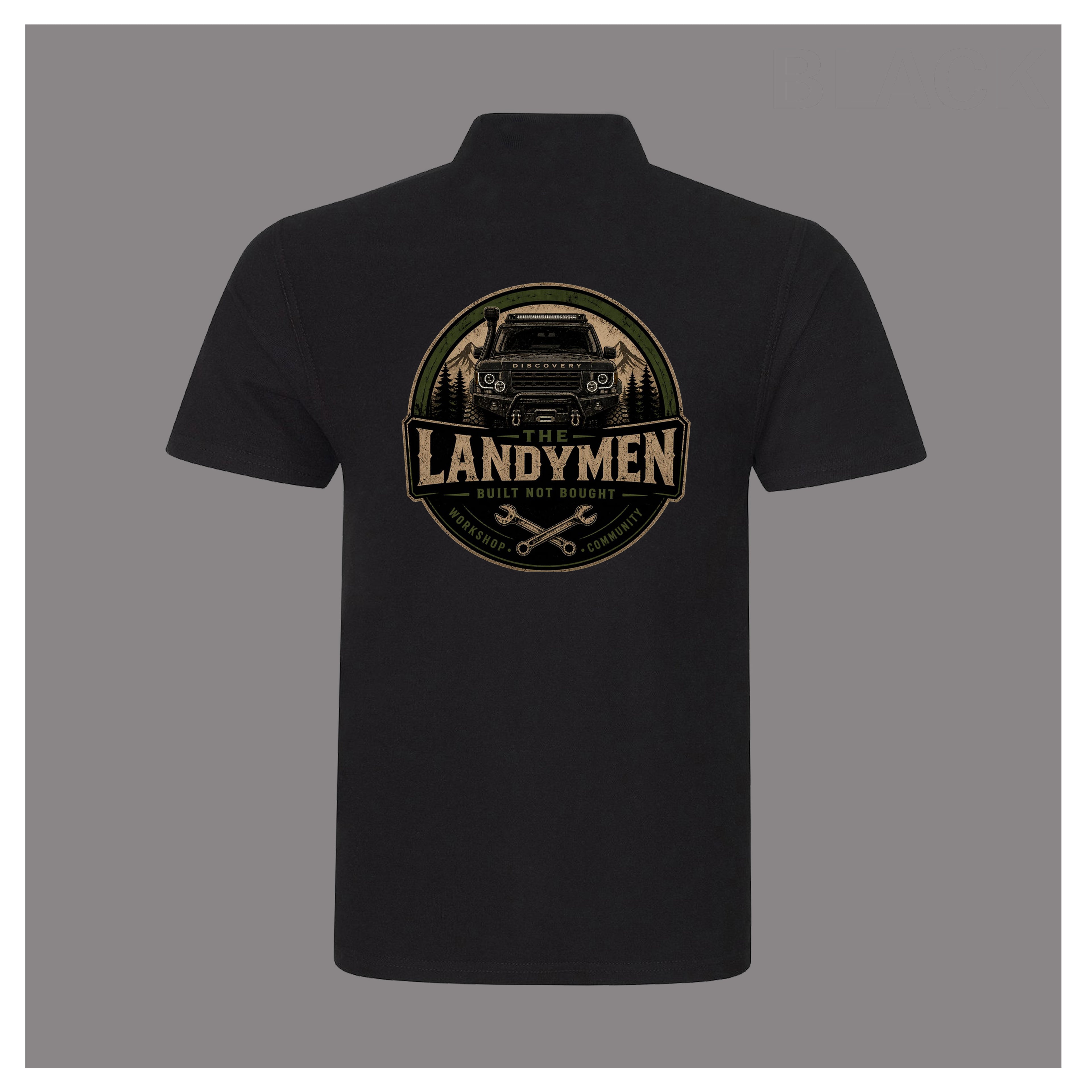 MDRS - Landymen Polo shirt - BLACK