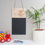 Personalised Chalkboard - your own photograph engraved