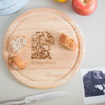 Personalised Bread/Cheese Board with Photo