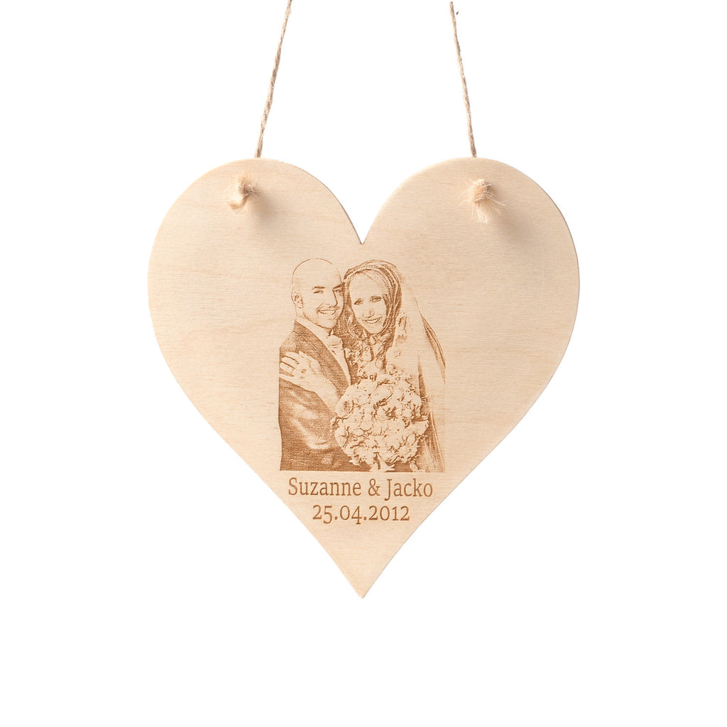 Bespoke Wooden Plaques with your photo engraved