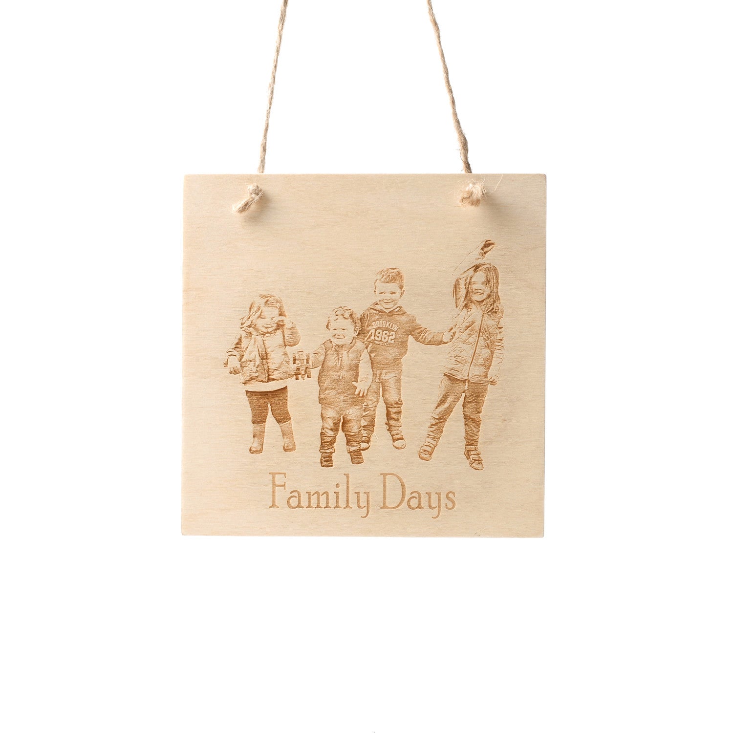 Bespoke Wooden Plaques with your photo engraved