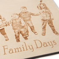 Bespoke Wooden Plaques with your photo engraved