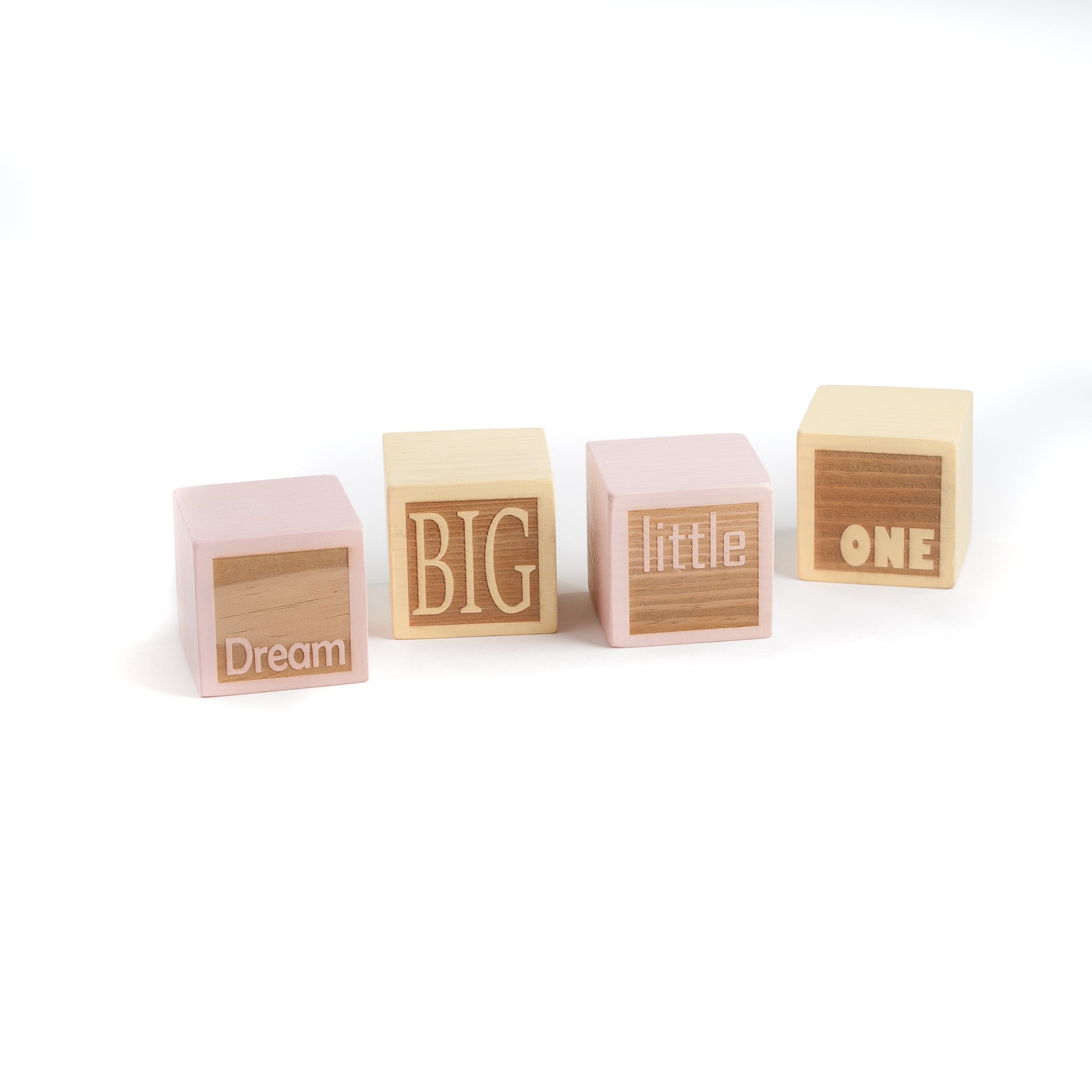 Dream Big Little One block decor SET - Pine