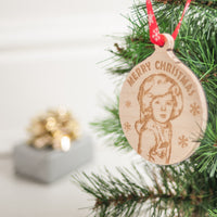 Personalised Christmas Wooden Baubles