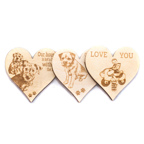 Bespoke Personalised Magnet with your own personal photograph