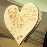 Bespoke Magnet with a photo of your own dog engraved