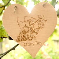 Bespoke Wooden Plaques with your photo engraved
