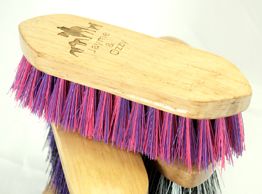 Personalised Horse/Pony Dandy Brush