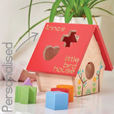Le Toy Van My Little Bird House Shape Sorter - Personalised