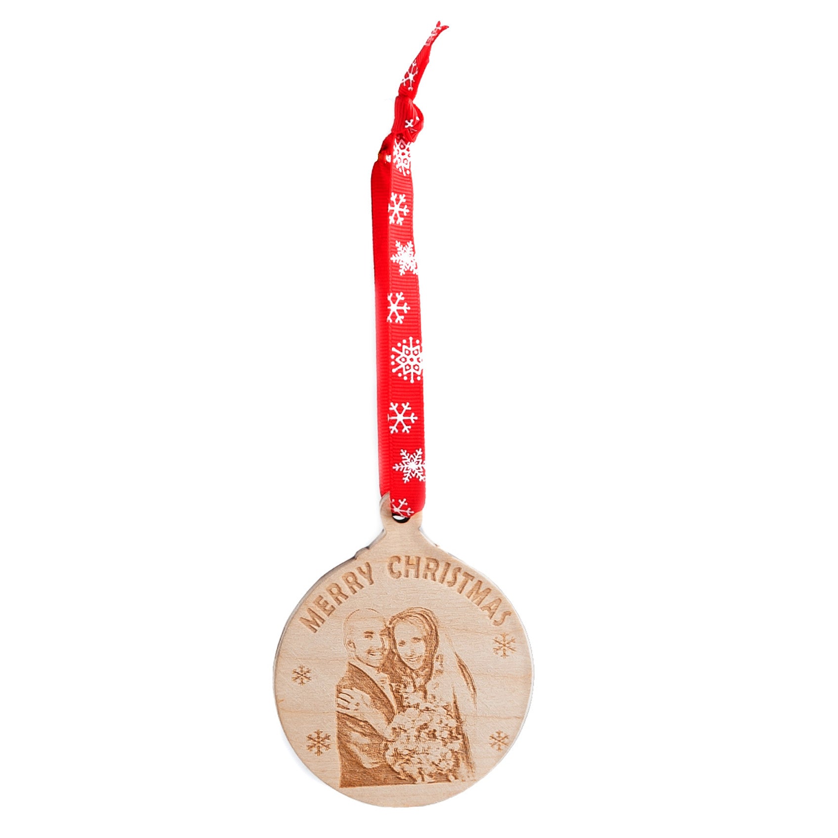 Personalised Christmas Wooden Baubles