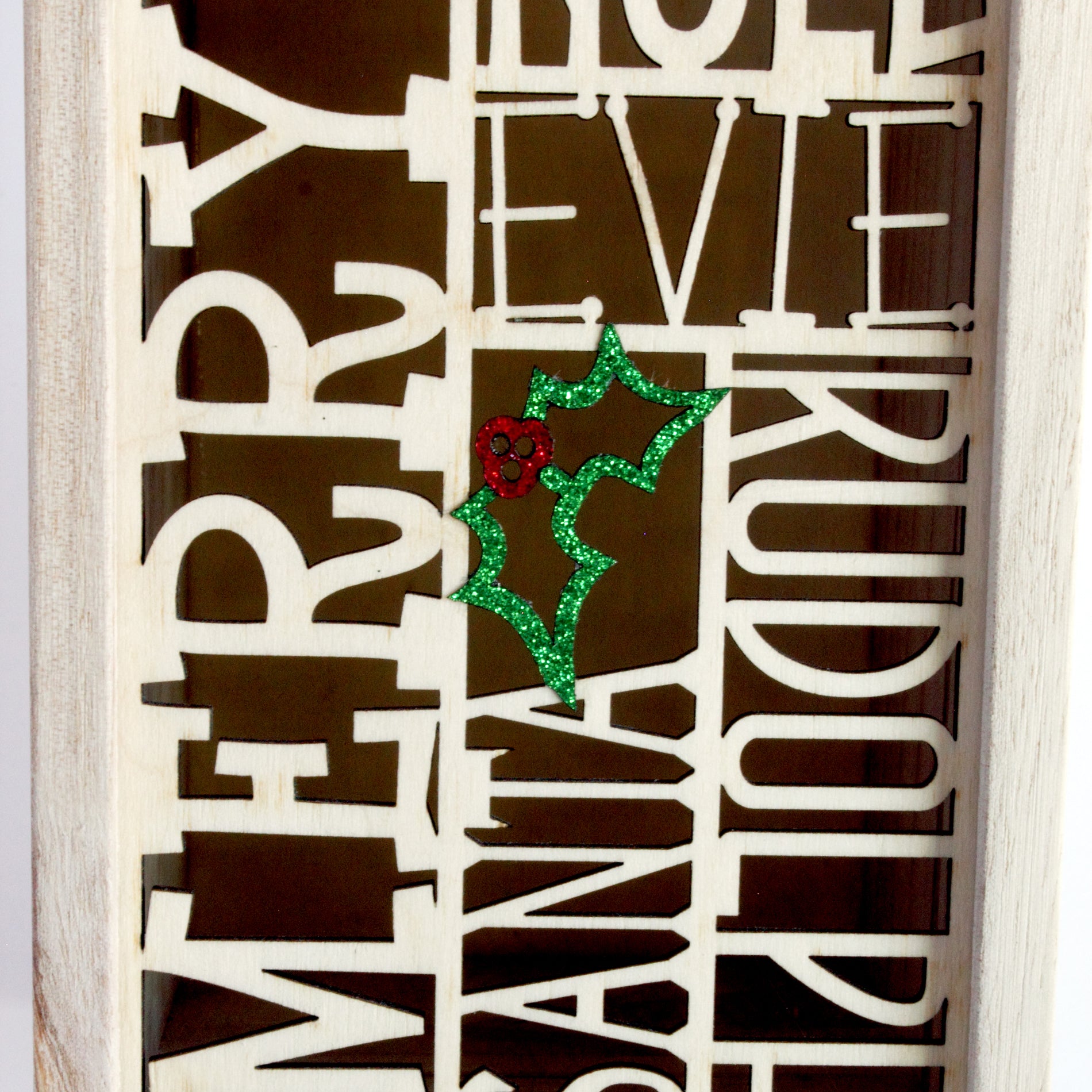 Christmas bottle gift box (add name only)